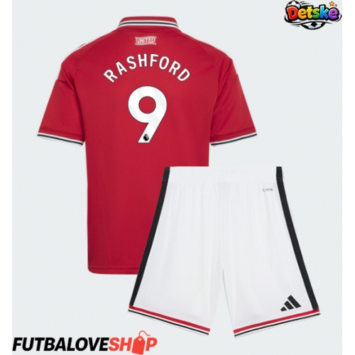 Dres Manchester United Marcus Rashford #9 Domáci pre deti 2026-27 Krátky Rukáv (+ trenírky)